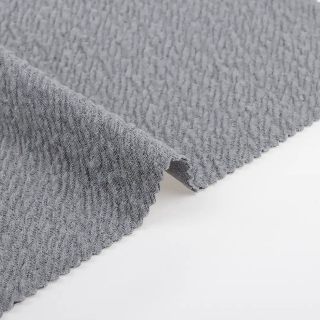 China Fabric for T-Shirt,Loungewear Scuba Knit Fabric Polyester Cotton Spandex Grey color buy from China wholesaler bulk order at wholesale price free worldwide shipping Alibaba