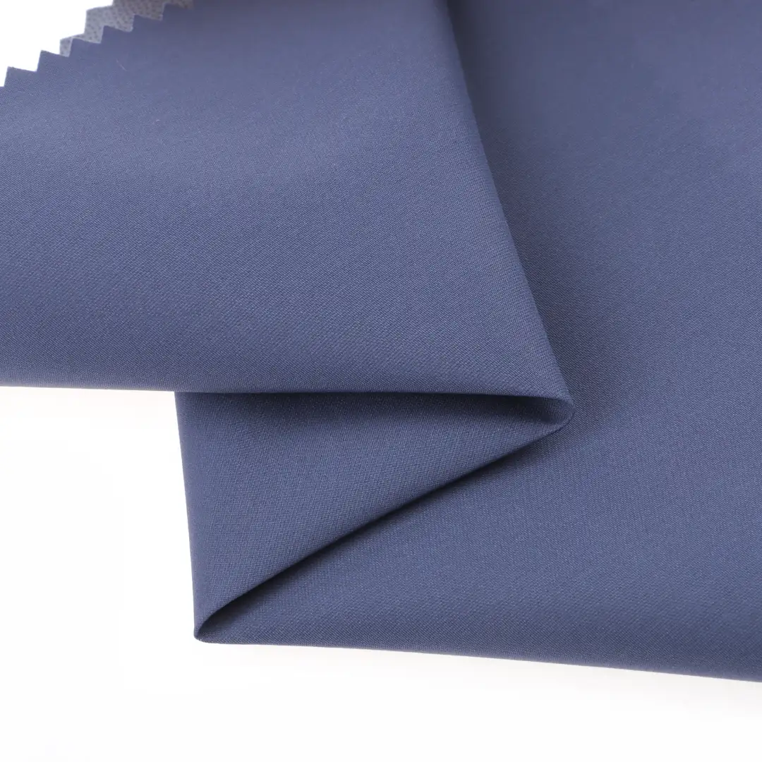 China Fabric for Jackets Single-way Stretch Woven Fabric Synthetic Woven Fabric Nylon Spandex BLUE color buy from China wholesaler bulk order at wholesale price free worldwide shipping Alibaba