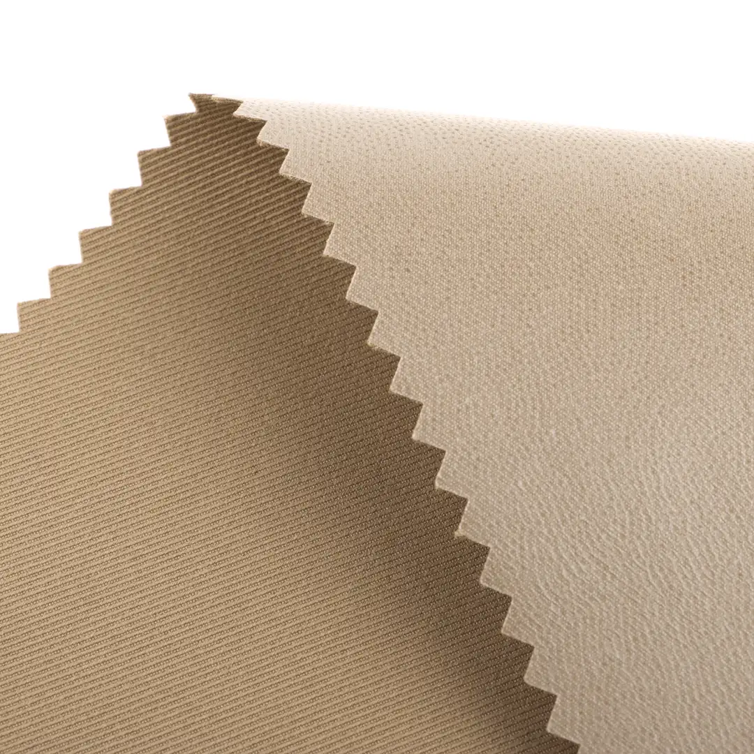 China Fabric for Jackets Polyester Imitation Cotton Fabric Synthetic Woven Fabric Polyester khaki color buy from China wholesaler bulk order at wholesale price free worldwide shipping Alibaba