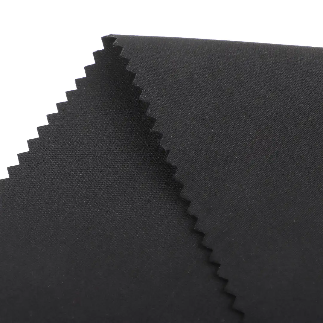 China Fabric for Jackets T800 Polyester T800 Yarn Fabric Synthetic Woven Fabric Polyester BLACK color buy from China wholesaler bulk order at wholesale price free worldwide shipping Alibaba