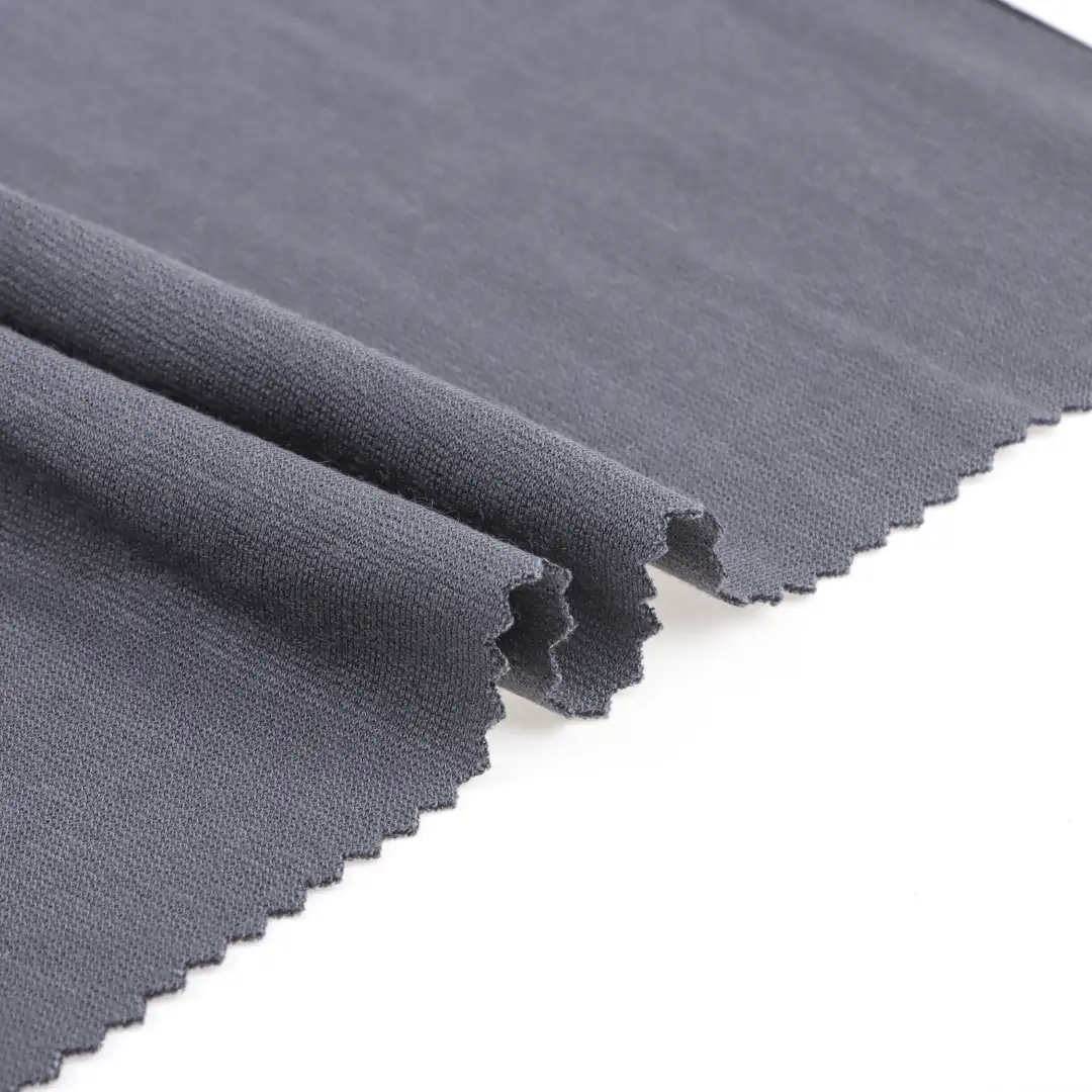 China Fabric for T-Shirt,Loungewear Ponte Roma Knit Fabric Rayon Polyester Spandex Grey color buy from China wholesaler bulk order at wholesale price free worldwide shipping Alibaba