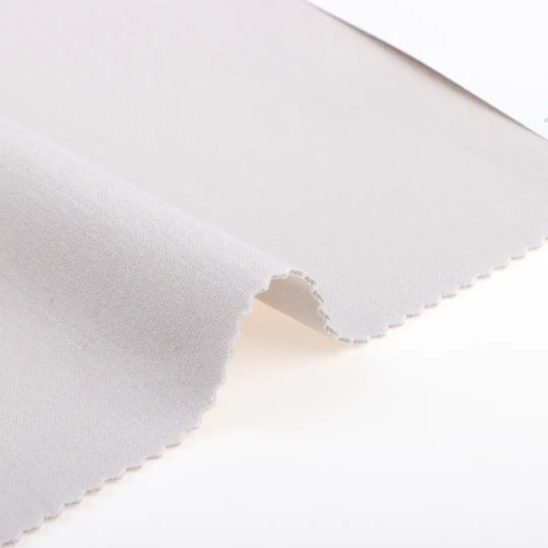 China Fabric for T-Shirt,Loungewear Scuba Knit Fabric Polyester Rayon Spandex Grey color buy from China wholesaler bulk order at wholesale price free worldwide shipping Alibaba