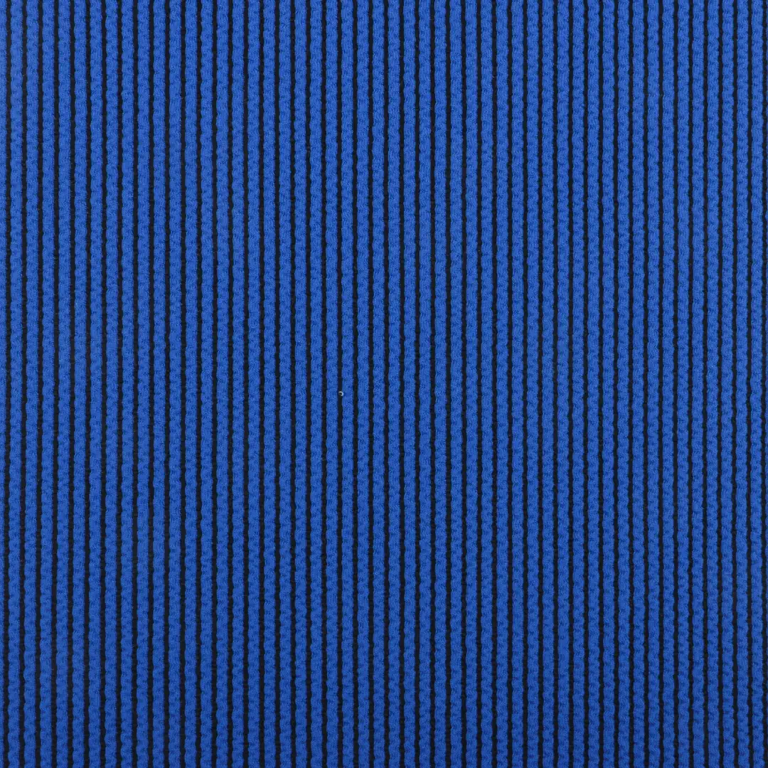 China Fabric for T-Shirt,Shorts,Loungewear Weft Jacquard Knit Fabric Polyester Rayon Spandex Blue color buy from China wholesaler bulk order at wholesale price free worldwide shipping Alibaba