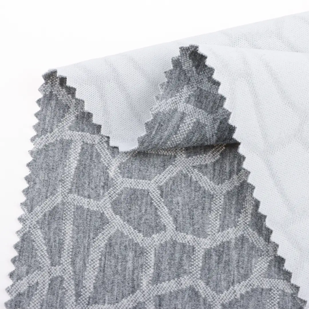 China Fabric for Shorts,Loungewear Scuba Knit Fabric Polyester Rayon Spandex Grey color buy from China wholesaler bulk order at wholesale price free worldwide shipping Alibaba