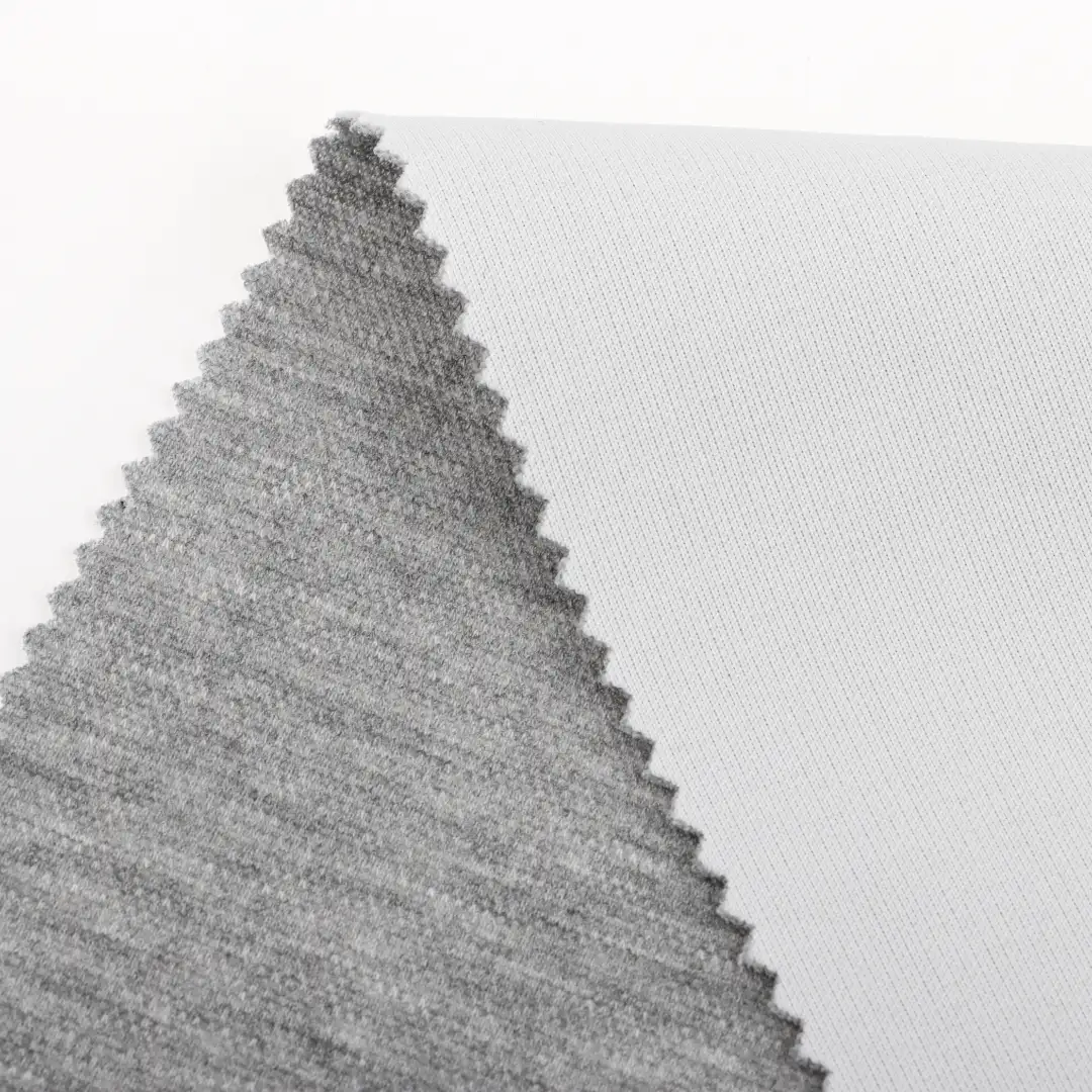 China Fabric for T-Shirt,Loungewear Scuba Knit Fabric Polyester Rayon Spandex Grey color buy from China wholesaler bulk order at wholesale price free worldwide shipping Alibaba
