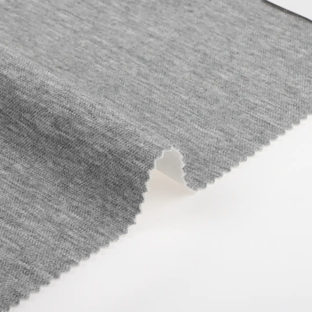 China Fabric for T-Shirt,Loungewear Scuba Knit Fabric Polyester Rayon Spandex Grey color buy from China wholesaler bulk order at wholesale price free worldwide shipping Alibaba