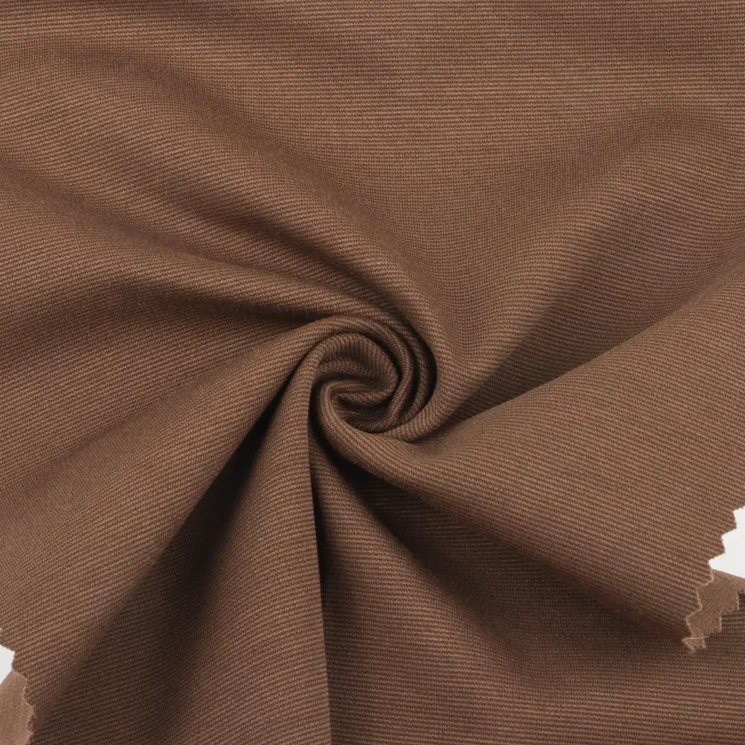 China Fabric for Loungewear Ponte Roma Knit Fabric Cotton Polyester Spandex Brown color buy from China wholesaler bulk order at wholesale price free worldwide shipping Alibaba