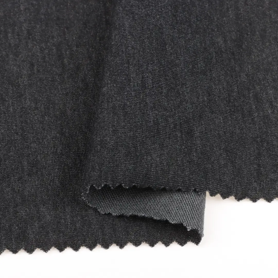 China Fabric for T-Shirt,Loungewear Single Jersey Knit Fabric Cotton Polyester Grey color buy from China wholesaler bulk order at wholesale price free worldwide shipping Alibaba