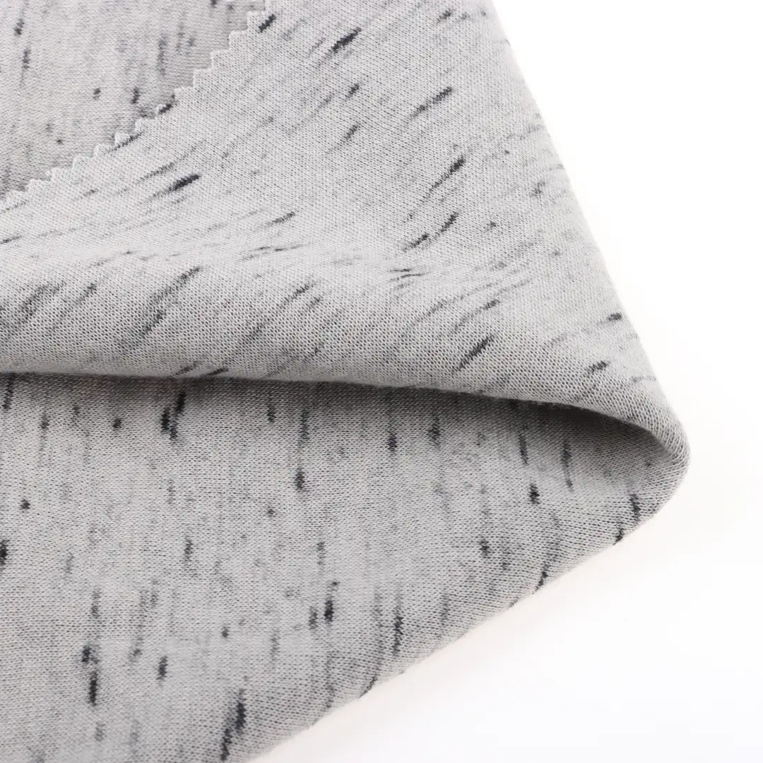 China Fabric for Loungewear French Terry Knit Fabric Polyester Cotton Grey color buy from China wholesaler bulk order at wholesale price free worldwide shipping Alibaba