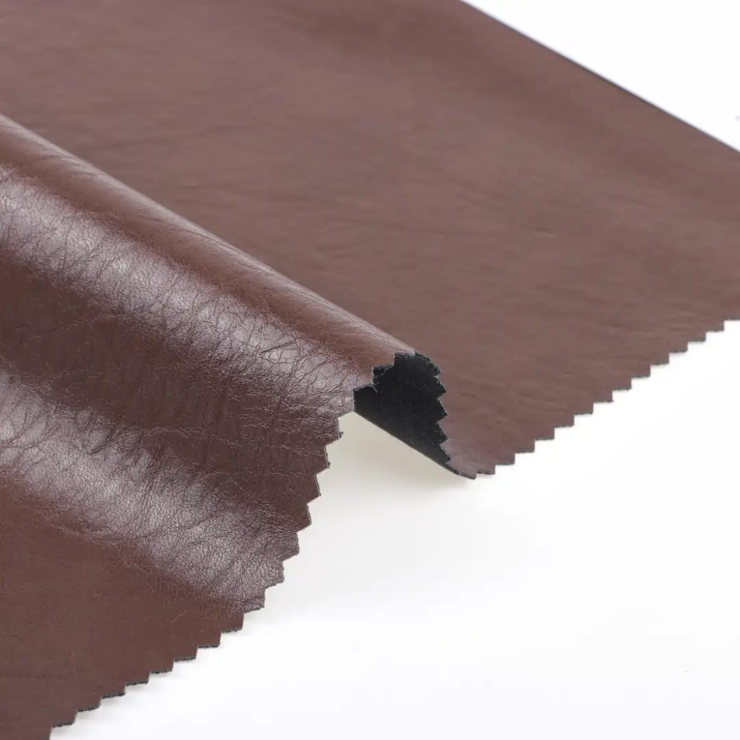 China Fabric for Jackets,Skirt PU Woven Blended Fabric Rayon brown color buy from China wholesaler bulk order at wholesale price free worldwide shipping Alibaba