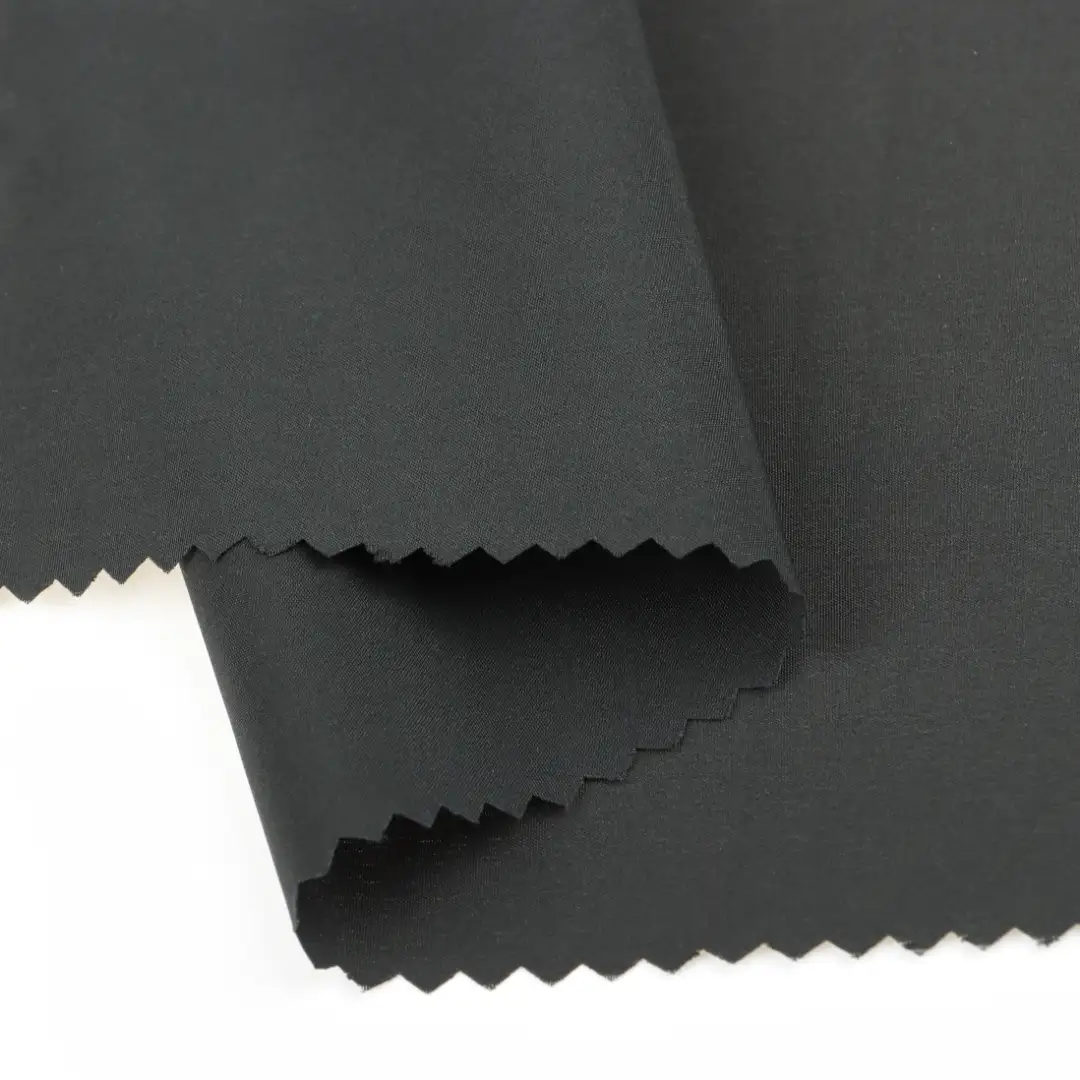 China Fabric for Padded Jacket Polyester Pongee Synthetic Woven Fabric Recycled Polyester Olive Green color buy from China wholesaler bulk order at wholesale price free worldwide shipping Alibaba