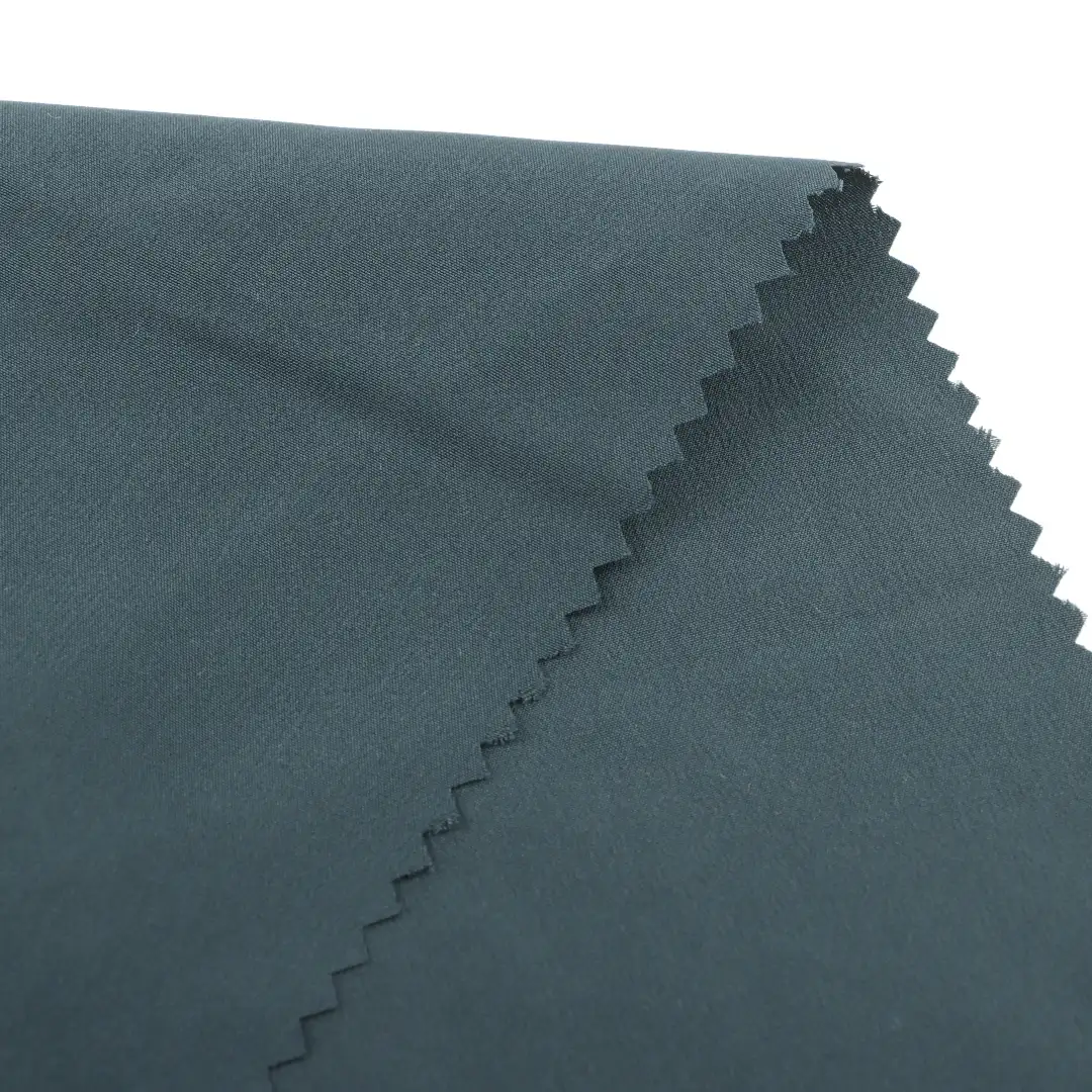China Fabric for Padded Jacket Polyester Pongee Synthetic Woven Fabric Recycled Polyester Navy blue color buy from China wholesaler bulk order at wholesale price free worldwide shipping Alibaba