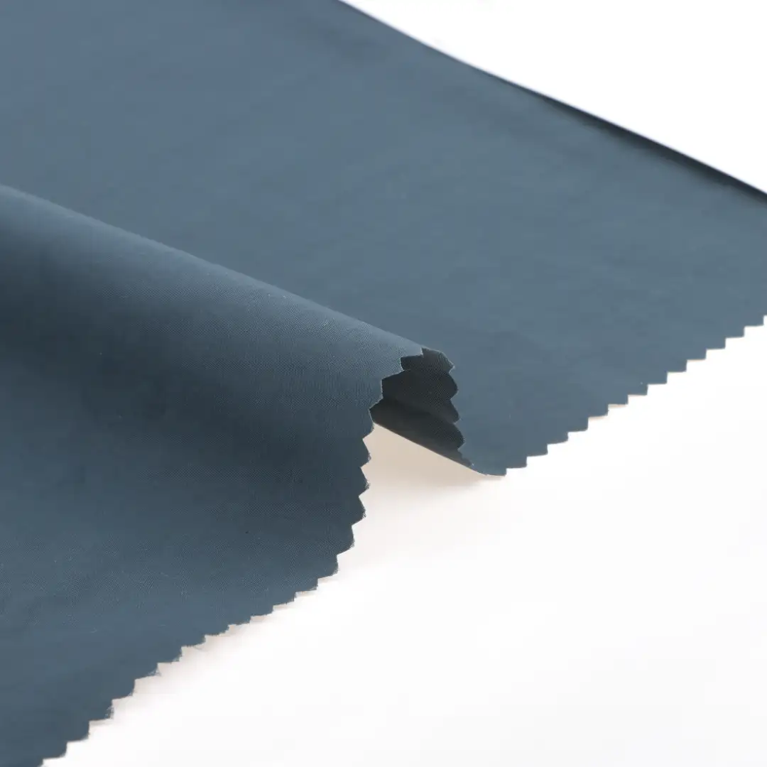 China Fabric for Padded Jacket Nylon Crepe Synthetic Woven Fabric re-nylon navy blue color buy from China wholesaler bulk order at wholesale price free worldwide shipping Alibaba
