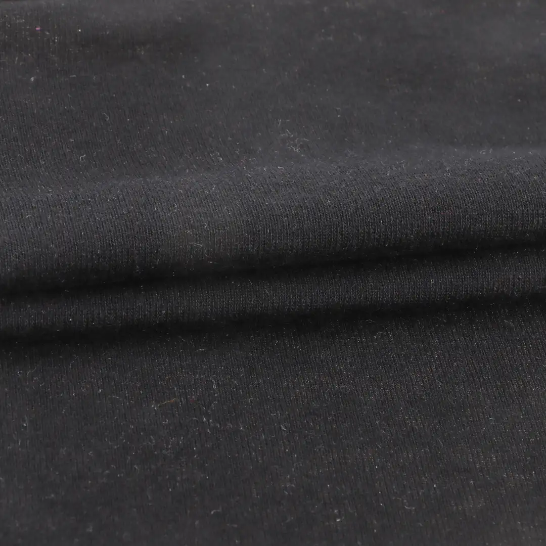 China Fabric for T-Shirt Single Jersey Knit Fabric Tencel RWS Wool Elastane Black color buy from China wholesaler bulk order at wholesale price free worldwide shipping Alibaba