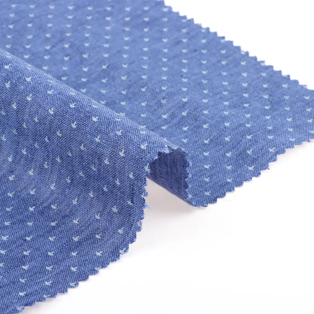 China Fabric for Shirt,Pants,Skirt,Shorts Linen/Cotton YD Plain Natural Woven Fabric Linen Cotton Blue color buy from China wholesaler bulk order at wholesale price free worldwide shipping Alibaba