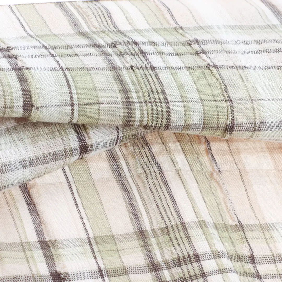 China Fabric for Shirt,Pants,Skirt,Shorts Crepe Woven Blended Fabric Cotton Spandex check color buy from China wholesaler bulk order at wholesale price free worldwide shipping Alibaba