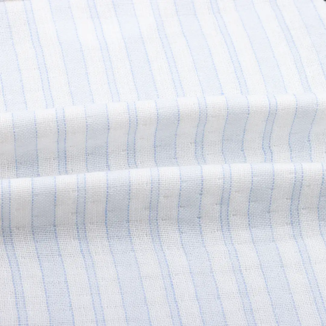 China Fabric for Shirt,Skirt,Shorts Cotton Double Layer Crepe Gauze Natural Woven Fabric Cotton stripe color buy from China wholesaler bulk order at wholesale price free worldwide shipping Alibaba