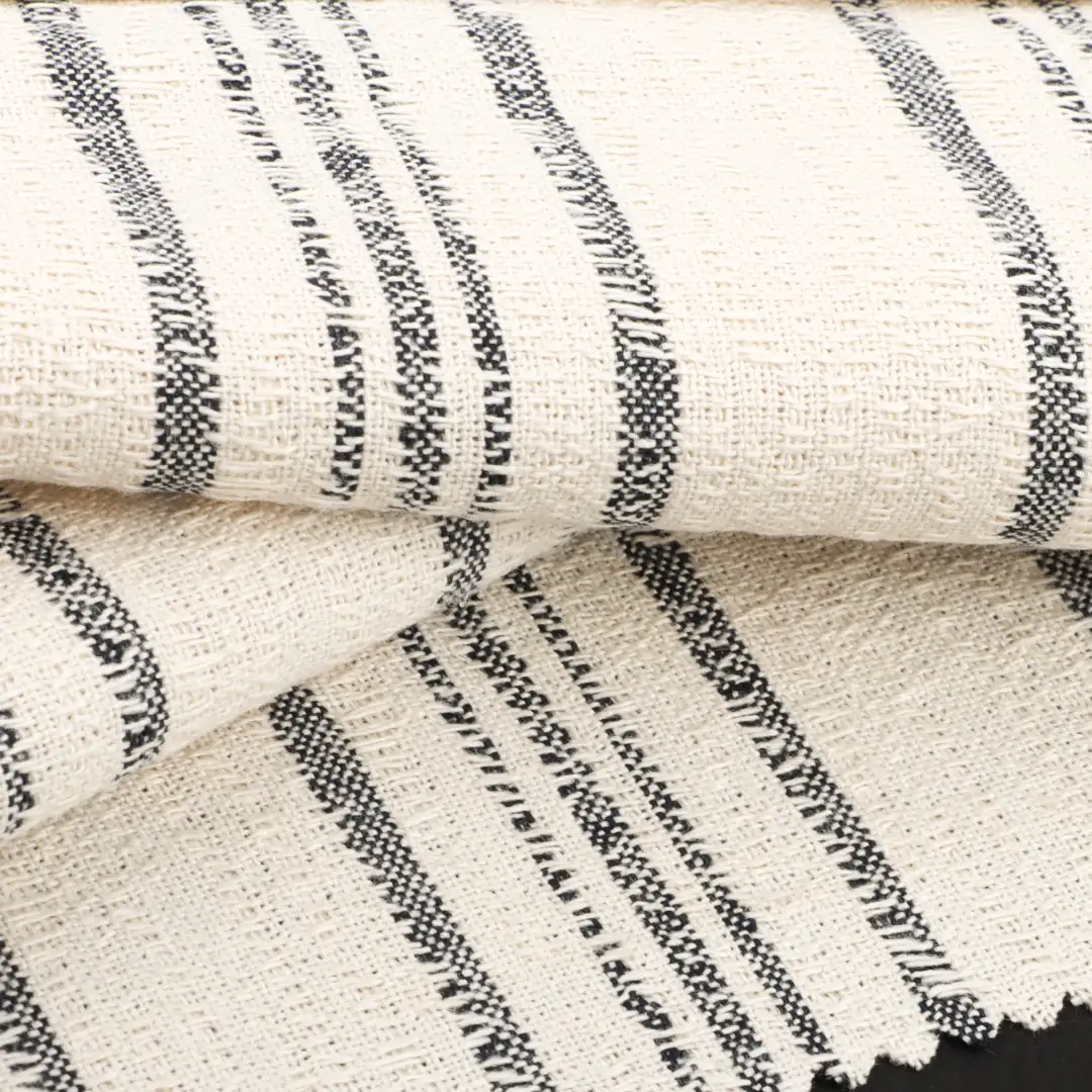 China Fabric for Shirt,Pants Cotton Dobby Natural Woven Fabric Cotton stripe color buy from China wholesaler bulk order at wholesale price free worldwide shipping Alibaba
