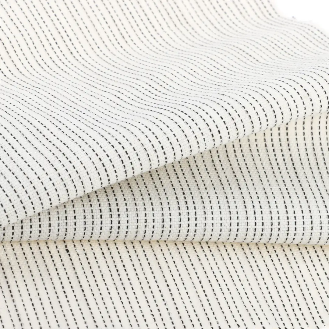 China Fabric for Shirt,Pants,Skirt,Shorts Yarn Dyed Stripe Natural Woven Fabric Cotton silver color buy from China wholesaler bulk order at wholesale price free worldwide shipping Alibaba