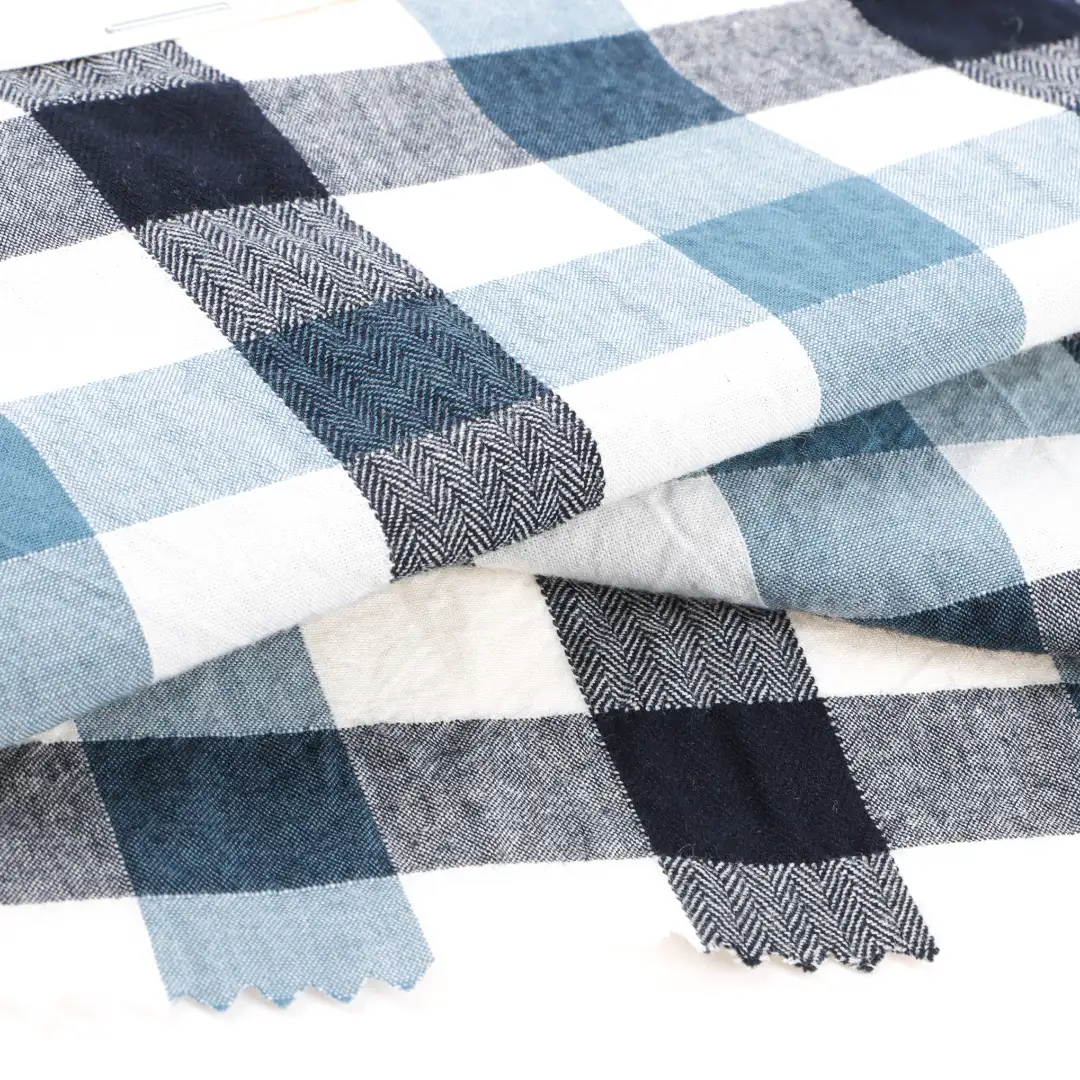 China Fabric for Shirt,Pants,Skirt,Shorts Cotton YD Crepe Natural Woven Fabric BCI Cotton Spandex check color buy from China wholesaler bulk order at wholesale price free worldwide shipping Alibaba