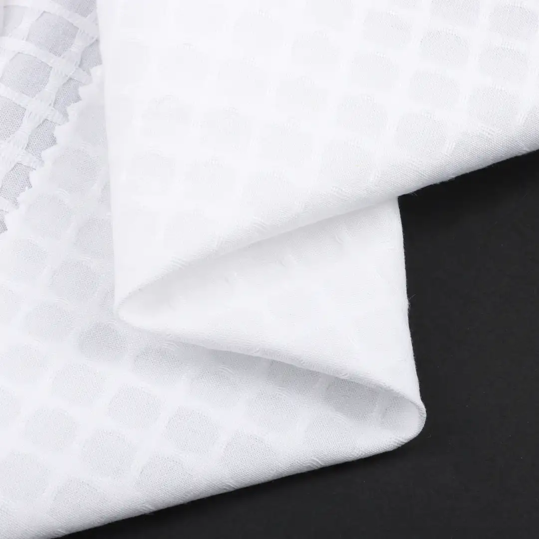 China Fabric for Shirt,Pants,Skirt,Shorts Cotton Dobby Natural Woven Fabric Cotton White color buy from China wholesaler bulk order at wholesale price free worldwide shipping Alibaba