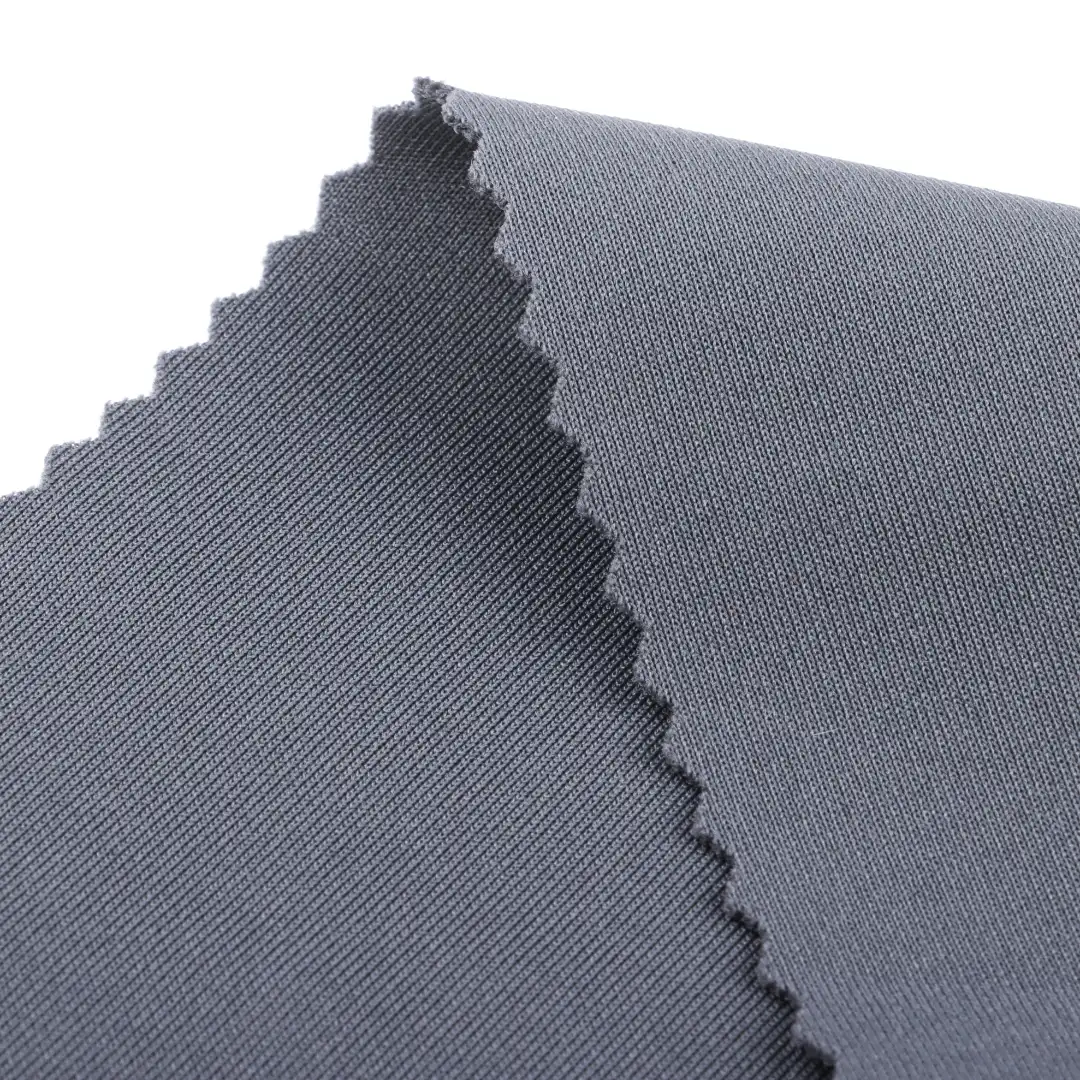 China Fabric for T-Shirt,Hoodie,Yoga Clothes Scuba Knit Fabric Polyester Spandex Grey color buy from China wholesaler bulk order at wholesale price free worldwide shipping Alibaba