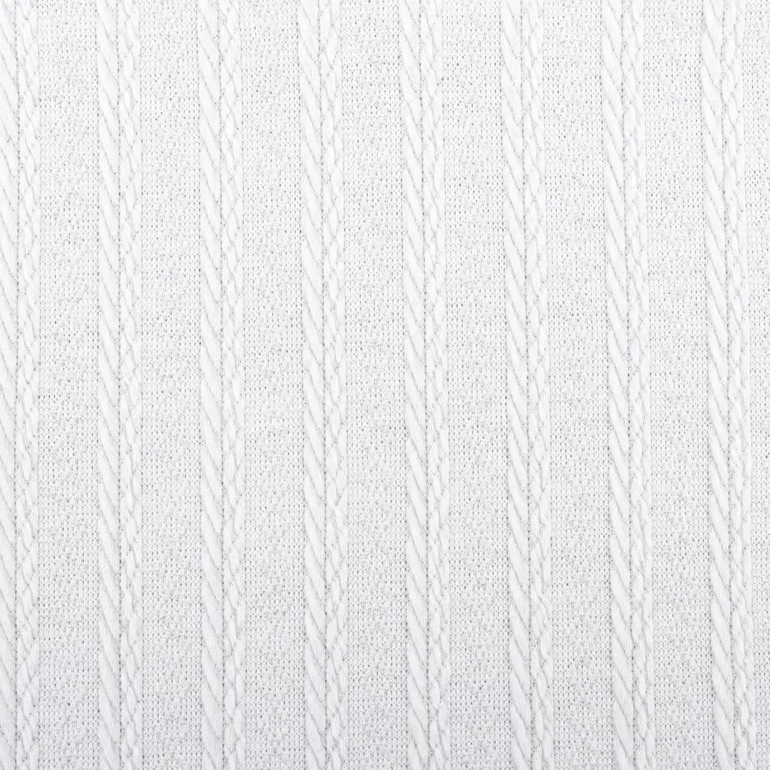 China Fabric for T-Shirt,Loungewear Jacquard Knit Fabric Polyester Spandex White color buy from China wholesaler bulk order at wholesale price free worldwide shipping Alibaba