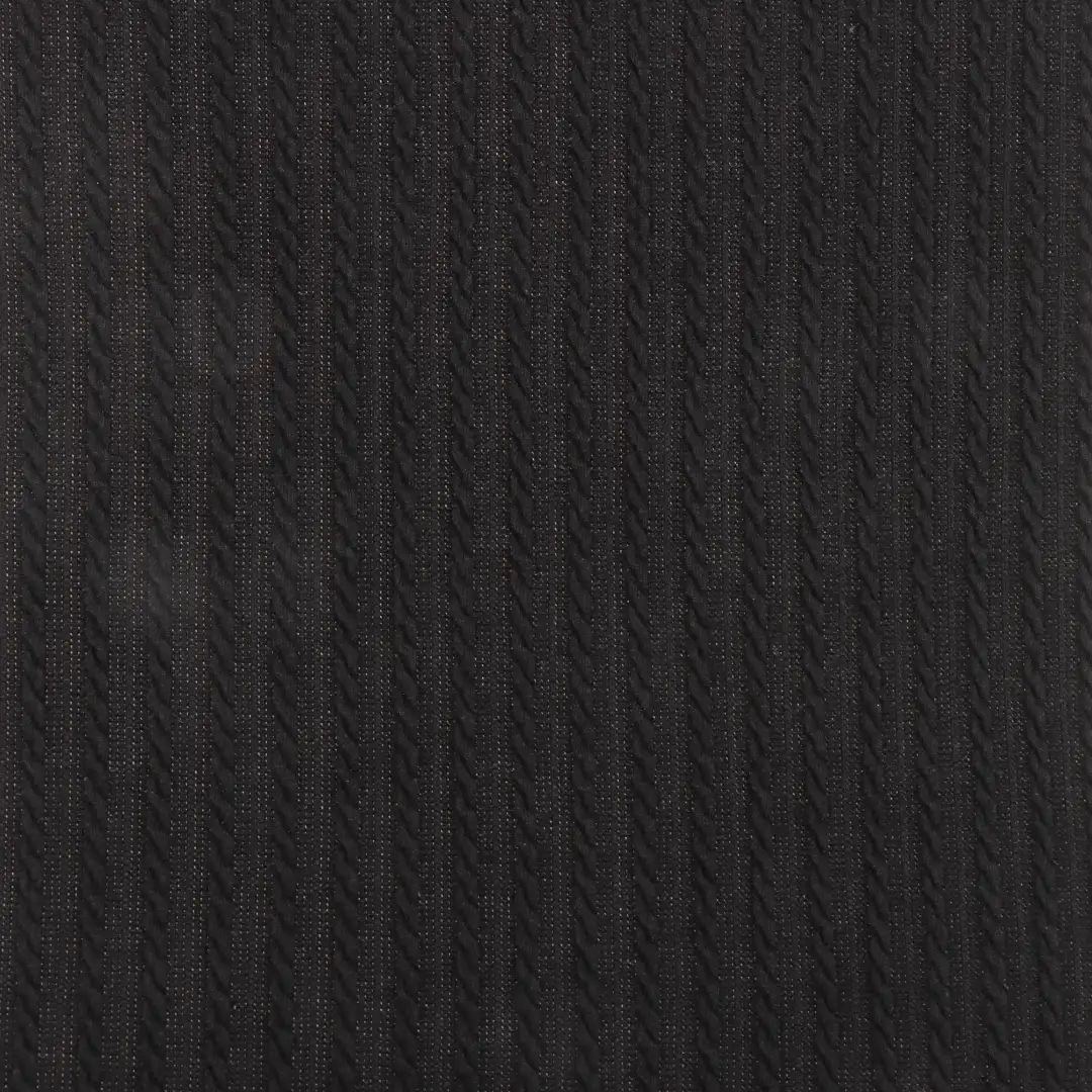 China Fabric for Shirt,Pants,Polo T-shirt ,Loungewear Weft Jacquard Knit Fabric Polyester Spandex BLACK color buy from China wholesaler bulk order at wholesale price free worldwide shipping Alibaba