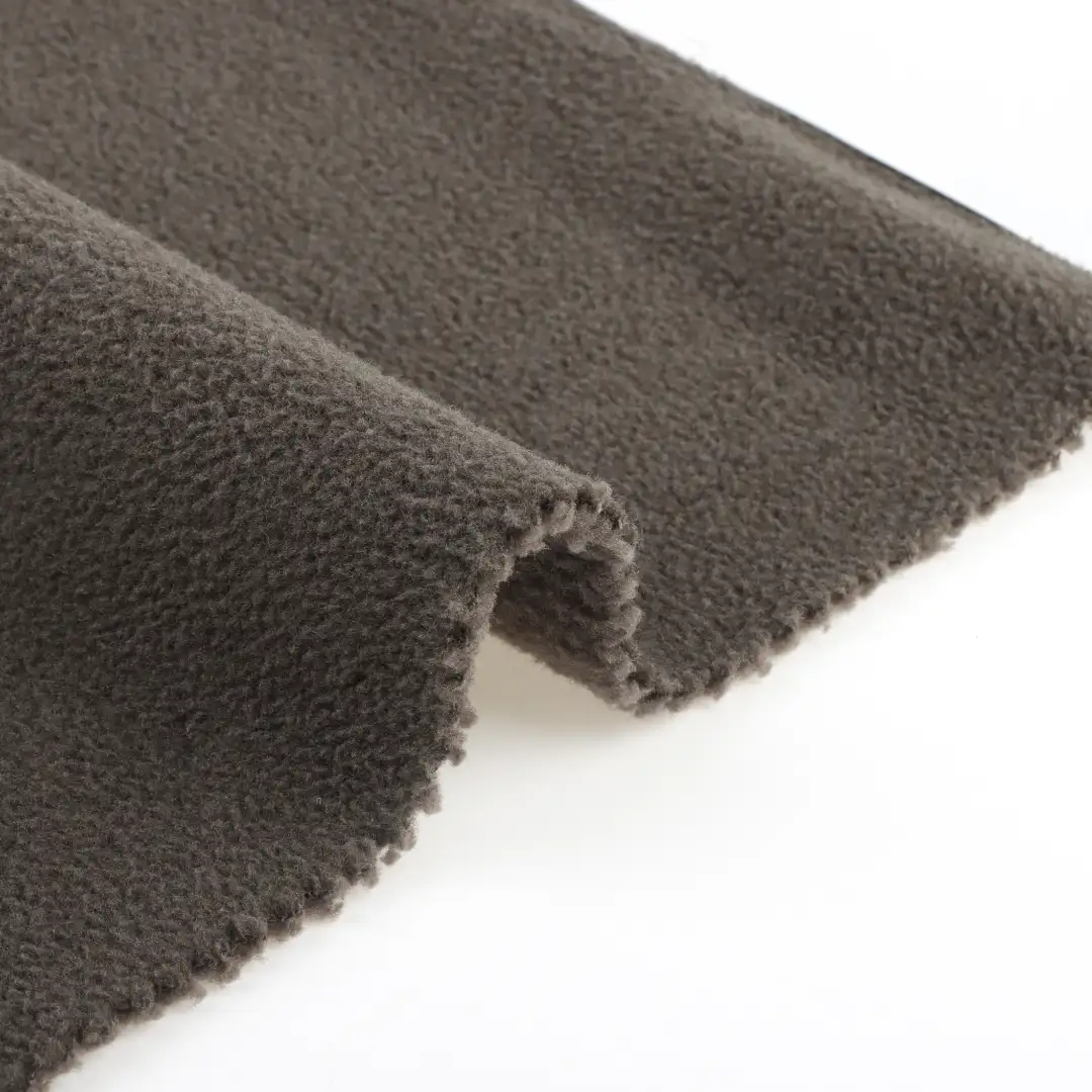 China Fabric for Pajamas,Loungewear,Interlining Polar Fleece Knit Fabric Polyester Gray color buy from China wholesaler bulk order at wholesale price free worldwide shipping Alibaba