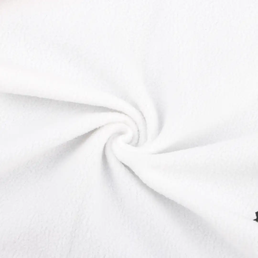 China Fabric for Loungewear,Sweatshirt Polar Fleece Knit Fabric Polyester white color buy from China wholesaler bulk order at wholesale price free worldwide shipping Alibaba
