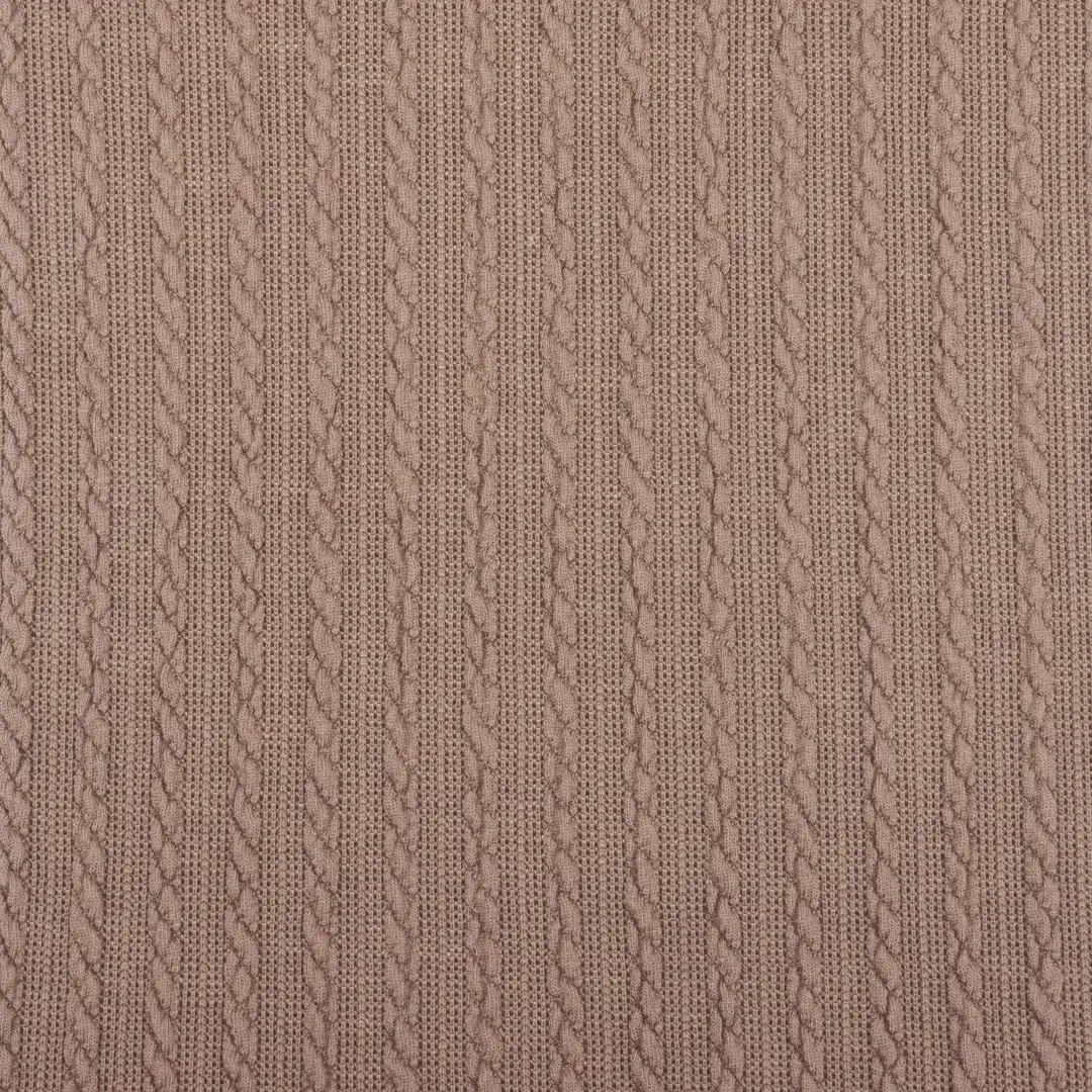 China Fabric for Polo Shirt,Crop Top,Hoodie,Open Cardigan ,Loungewear Weft Jacquard Knit Fabric Polyester Spandex Coffee color color buy from China wholesaler bulk order at wholesale price free worldwide shipping Alibaba