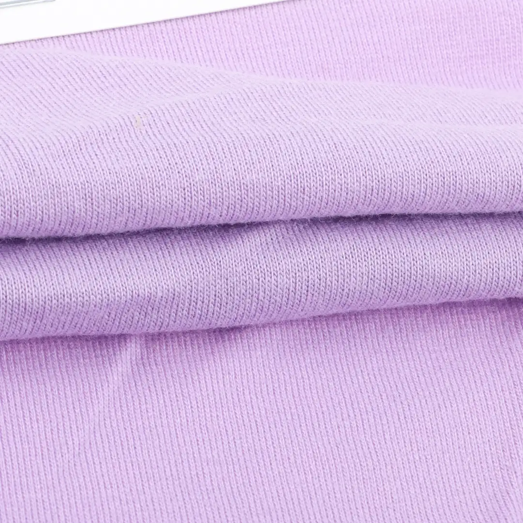 China Fabric for T-Shirt,Tank Top,Crop Top,Loungewear Single Jersey Knit Fabric Cotton Modal violet color buy from China wholesaler bulk order at wholesale price free worldwide shipping Alibaba