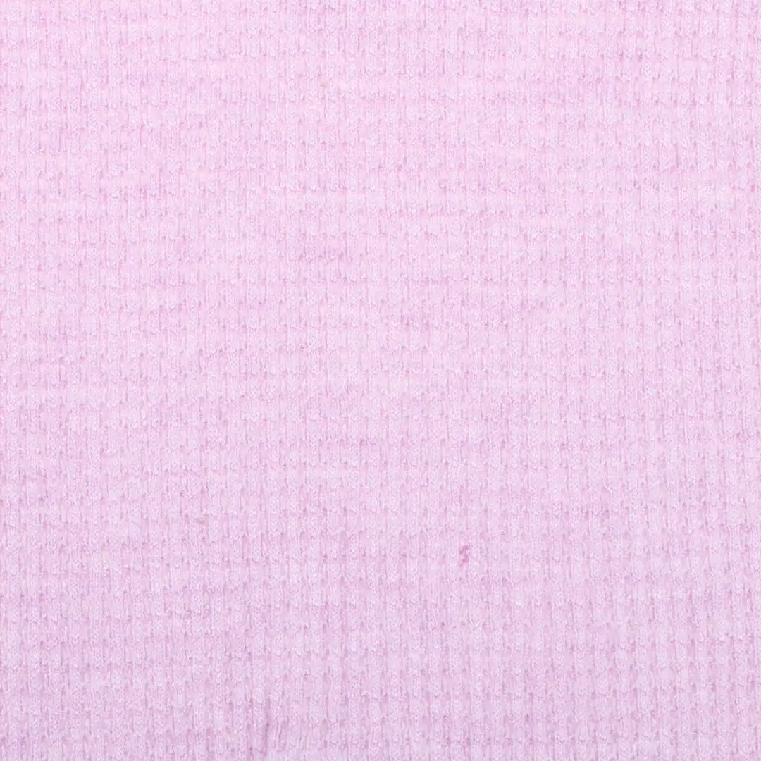 China Fabric for T-Shirt,Polo Shirt,Tank Top,Tracksuits Waffle Knit Fabric Recycled Cotton Nylon Polyester Spandex Pink color buy from China wholesaler bulk order at wholesale price free worldwide shipping Alibaba