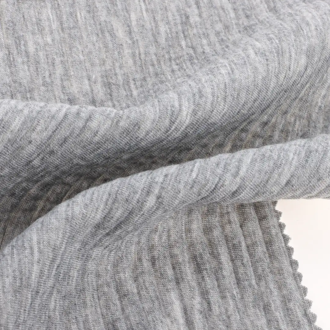 China Fabric for T-Shirt,Jogger,Loungewear Scuba Knit Fabric Polyester Spandex Gray color buy from China wholesaler bulk order at wholesale price free worldwide shipping Alibaba