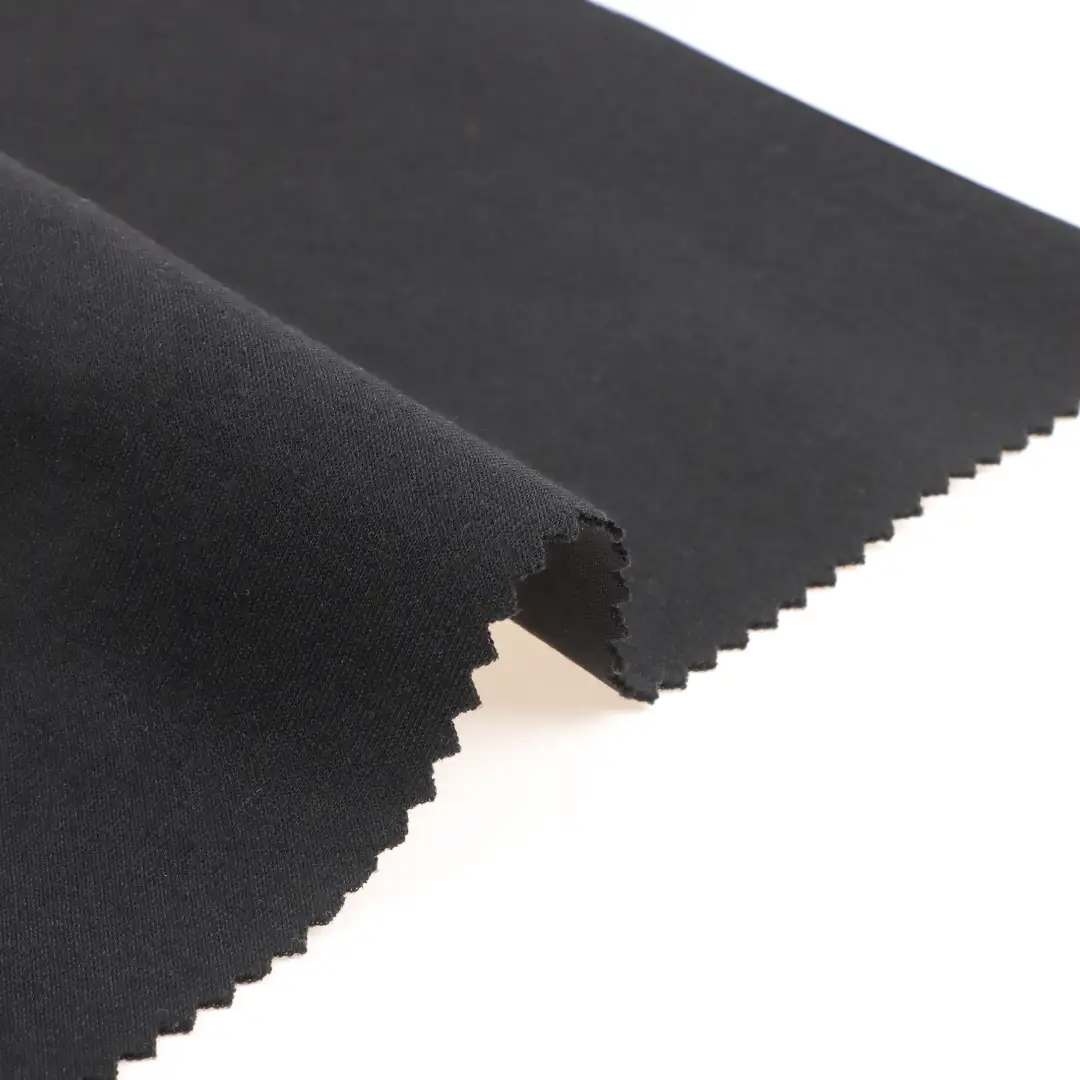 China Fabric for Jogger,Loungewear,Tracksuits Scuba Knit Fabric Polyester Spandex BLACK color buy from China wholesaler bulk order at wholesale price free worldwide shipping Alibaba