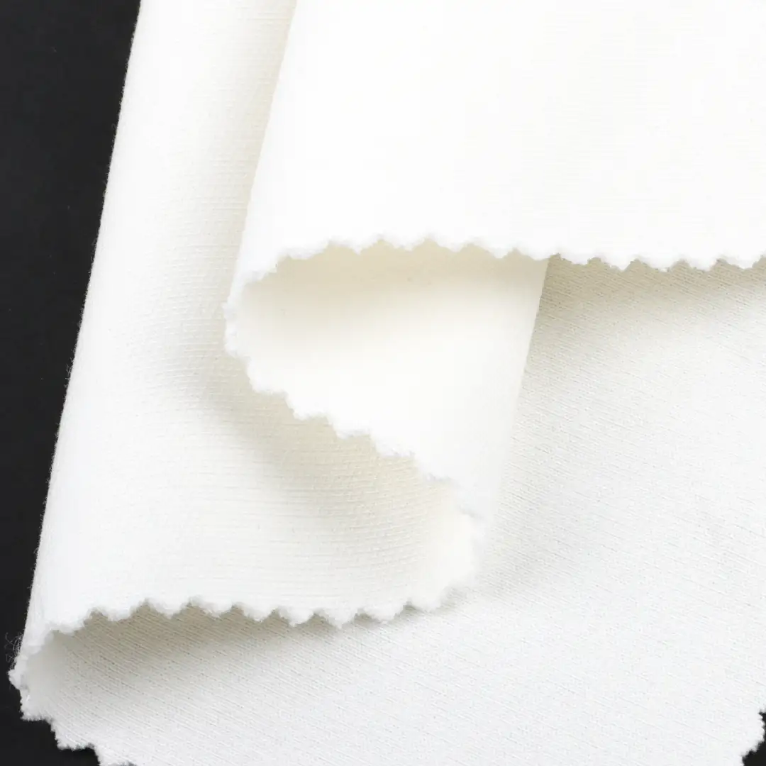 China Fabric for Jogger,Loungewear,Tracksuits Scuba Knit Fabric Cotton Polyester Spandex white color buy from China wholesaler bulk order at wholesale price free worldwide shipping Alibaba