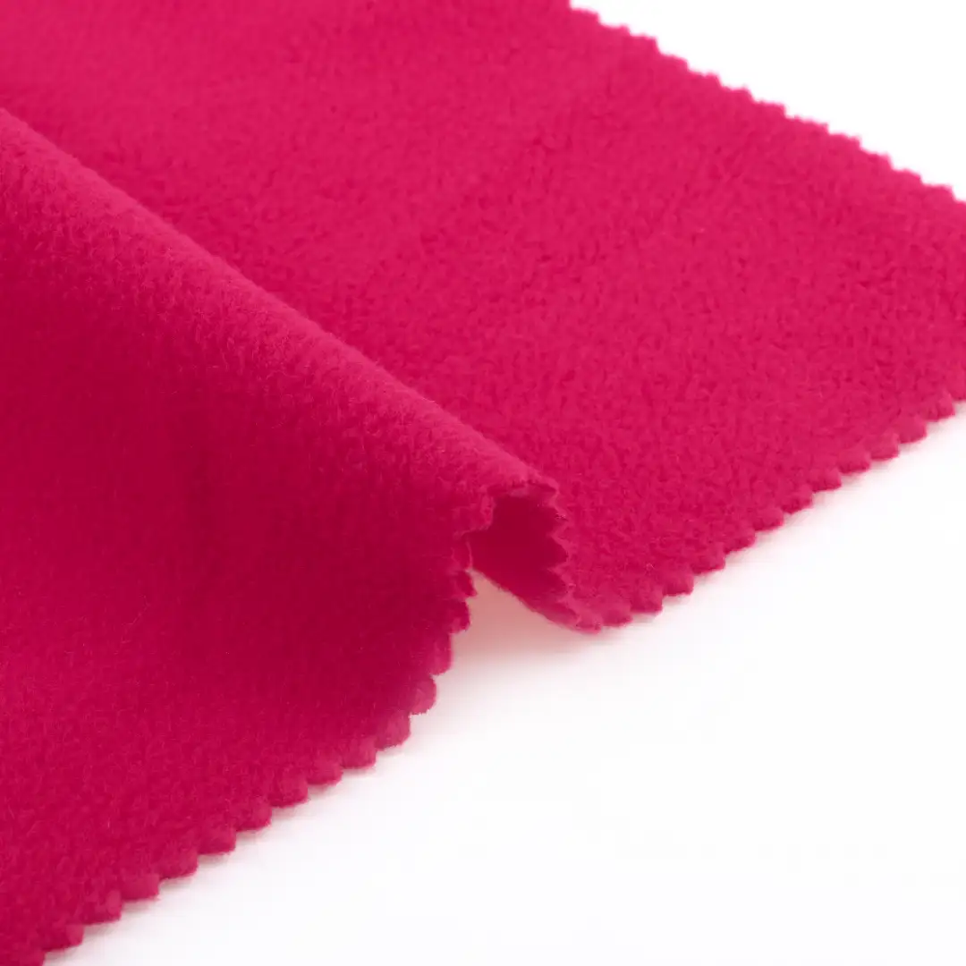 China Fabric for Pajamas,Loungewear Polar Fleece Knit Fabric Polyester Red color buy from China wholesaler bulk order at wholesale price free worldwide shipping Alibaba