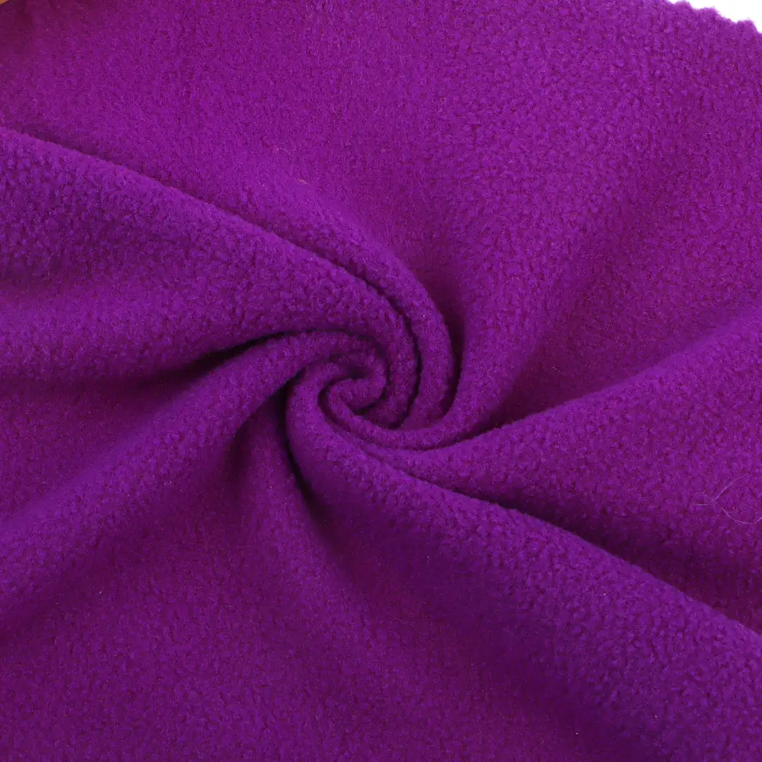 China Fabric for Pajamas,Loungewear Polar Fleece Knit Fabric Polyester violet color buy from China wholesaler bulk order at wholesale price free worldwide shipping Alibaba