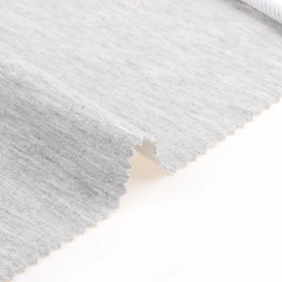 China Fabric for T-Shirt,Crop Top,Loungewear French Terry Knit Fabric Polyester Cotton Spandex Gray color buy from China wholesaler bulk order at wholesale price free worldwide shipping Alibaba