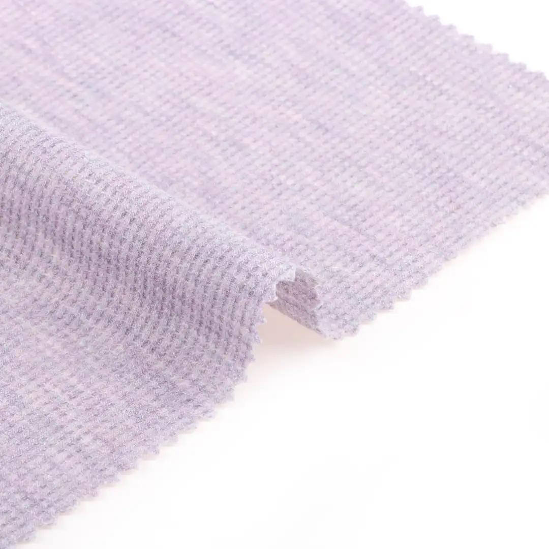 China Fabric for Crop Top,Hoodie,Sweatshirt Waffle Knit Fabric Polyester Viscose Spandex violet color buy from China wholesaler bulk order at wholesale price free worldwide shipping Alibaba