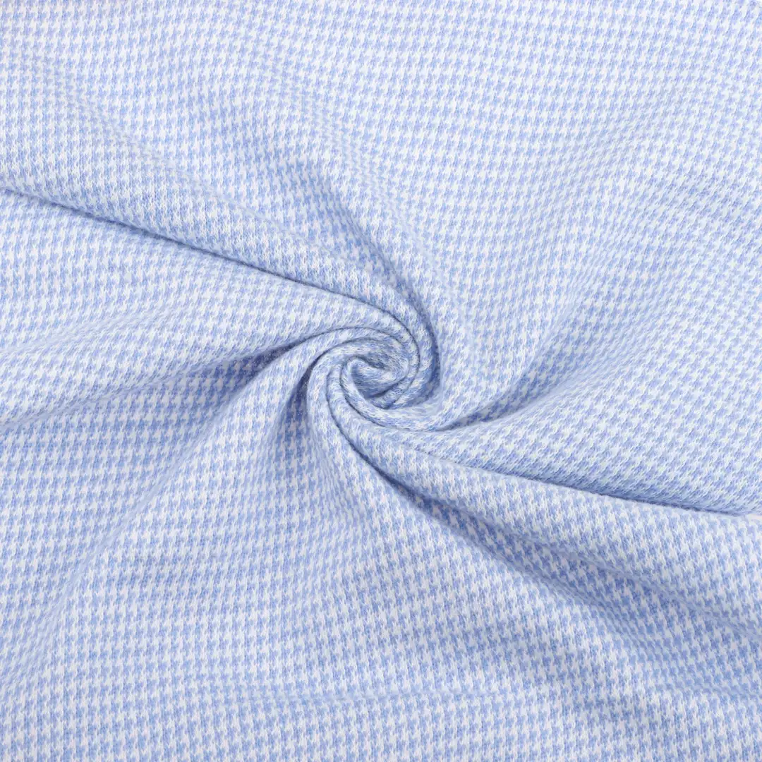 China Fabric for Polo Shirt,Tank Top,Crop Top Waffle Knit Fabric Cotton Blue and white color buy from China wholesaler bulk order at wholesale price free worldwide shipping Alibaba