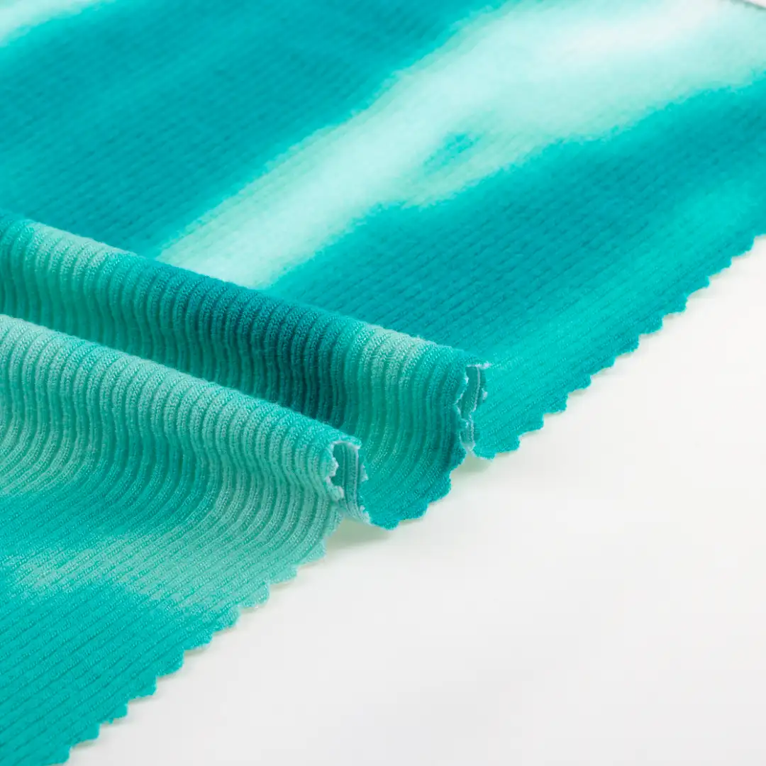 China Fabric for T-Shirt,Polo Shirt,Crop Top Rib Knit Fabric Viscose Spandex emerald green color buy from China wholesaler bulk order at wholesale price free worldwide shipping Alibaba