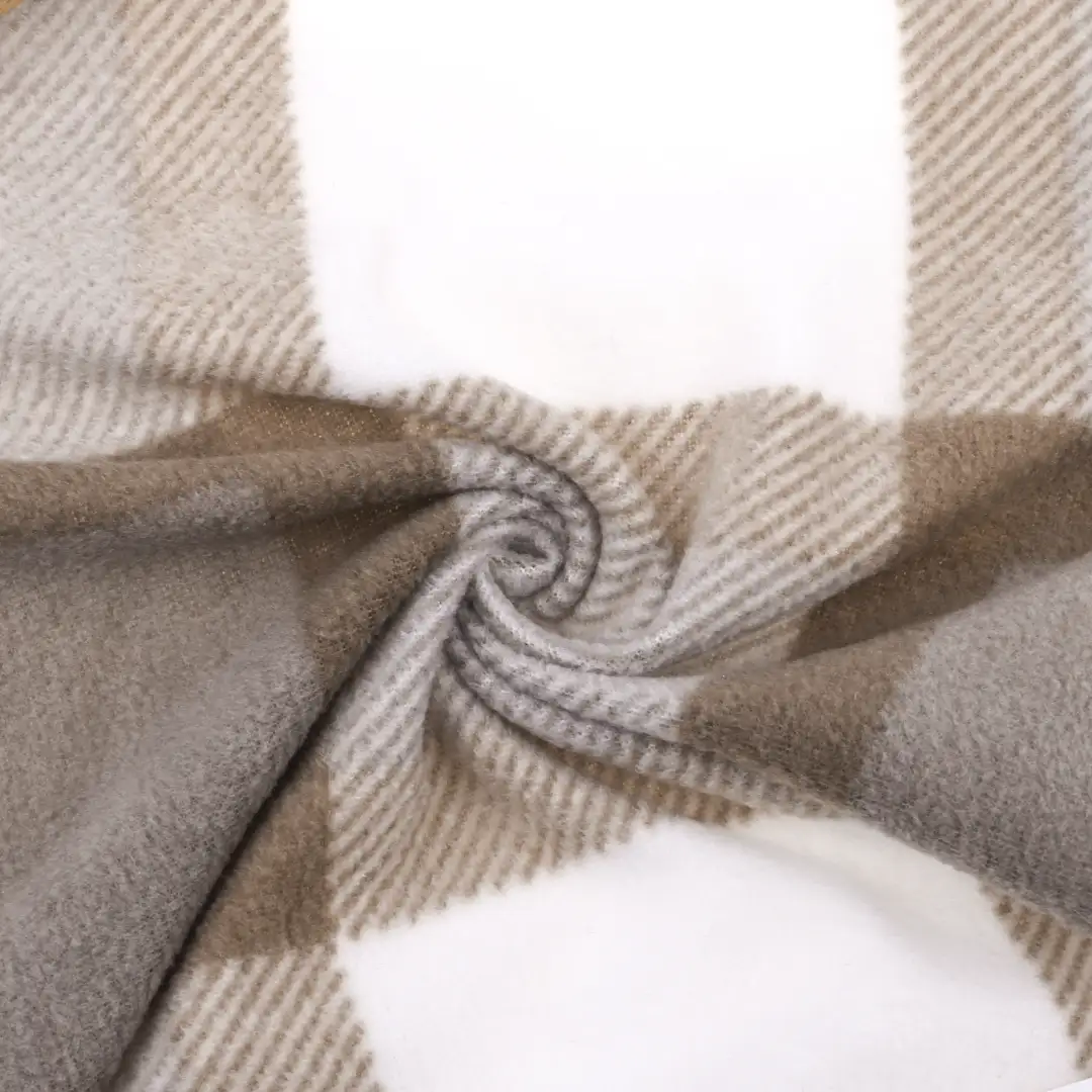 China Fabric for Pajamas,Loungewear Polar Fleece Knit Fabric Polyester flower grey color buy from China wholesaler bulk order at wholesale price free worldwide shipping Alibaba