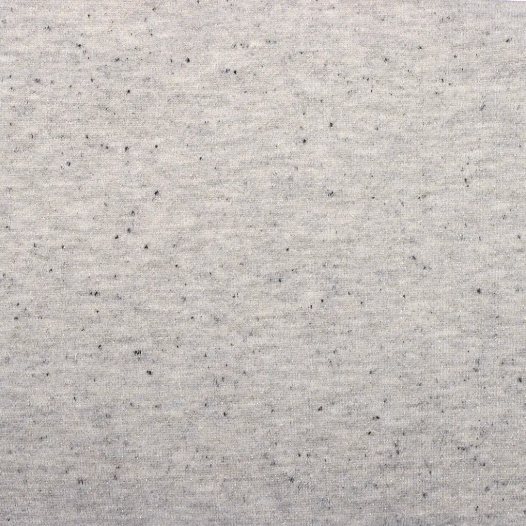 China Fabric for Crop Top,Hoodie,Full-Zipper Cardigan ,Half-Zipper Cardigan  French Terry Knit Fabric Polyester Cotton Lurex oyster grey color buy from China wholesaler bulk order at wholesale price free worldwide shipping Alibaba