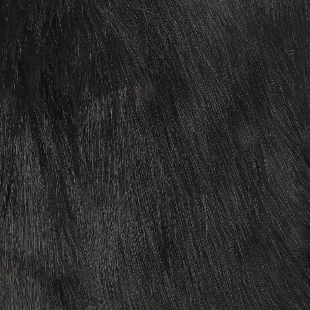 China Fabric for Padded Jacket,Overcoat Fake Fur Knit Fabric Polyester Black color buy from China wholesaler bulk order at wholesale price free worldwide shipping Alibaba