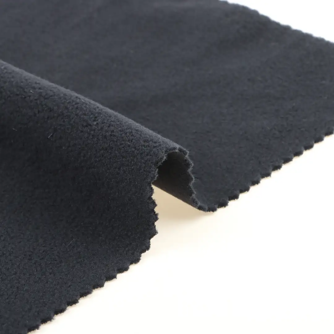 China Fabric for Jackets,Skirt,Hoodie,Loungewear Polar Fleece Knit Fabric Polyester navy color buy from China wholesaler bulk order at wholesale price free worldwide shipping Alibaba
