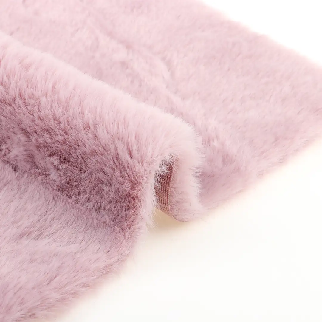 China Fabric for Hoodie,Padded Jacket,Overcoat Fleece Knit Fabric Polyester Pink color buy from China wholesaler bulk order at wholesale price free worldwide shipping Alibaba