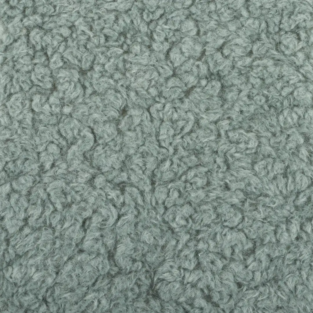 China Fabric for Jackets Teddy Knit Fabric Polyester Green color buy from China wholesaler bulk order at wholesale price free worldwide shipping Alibaba