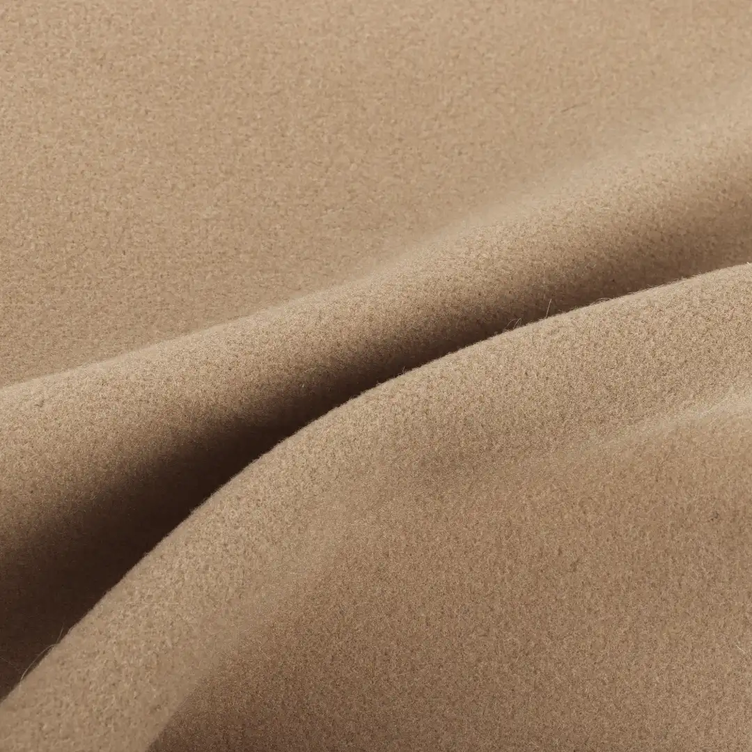 China Fabric for Pants,Jackets,Skirt,Overcoat Knit Woolen Fabric Woolen Polyester Camel color buy from China wholesaler bulk order at wholesale price free worldwide shipping Alibaba