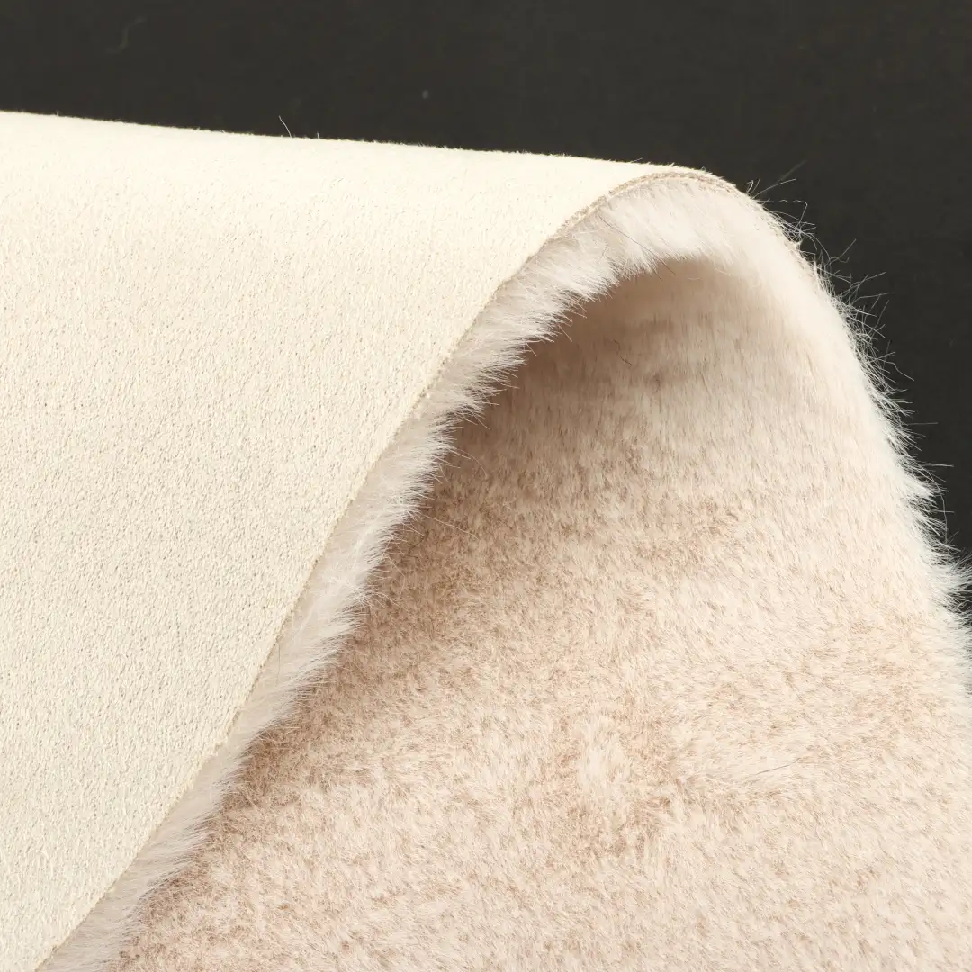 China Fabric for Jackets,Overcoat Fleece Knit Fabric Polyester cream color buy from China wholesaler bulk order at wholesale price free worldwide shipping Alibaba
